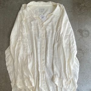 American Eagle Oversized Button-up Tunic
